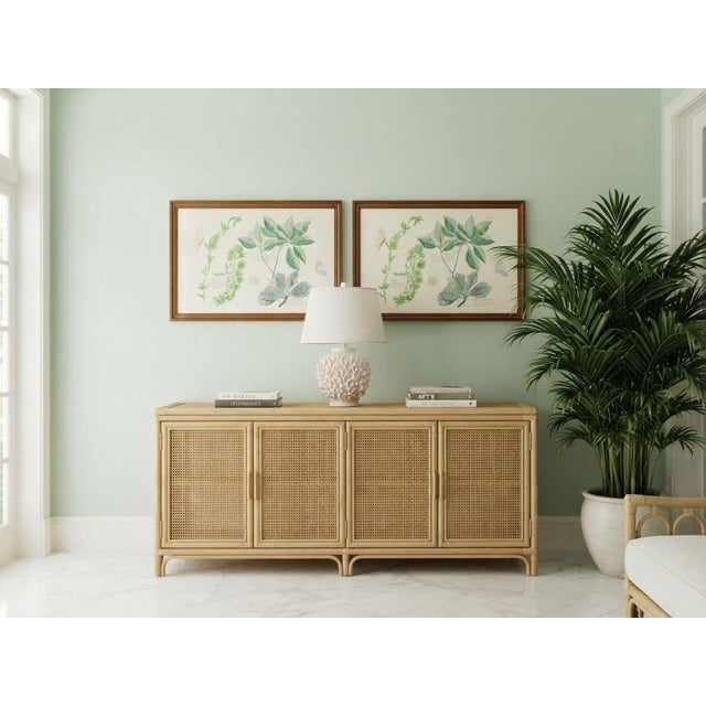 Pair of Vintage Framed Botanical & Entomological Illustration Prints For Sale - Image 12 of 12