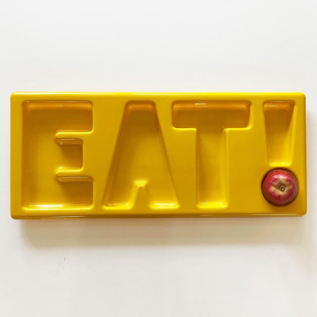 Plastic 1970s Arthur Umanoff "Chatter Platter" Snack Tray For Sale - Image 7 of 9