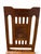 Mid 20th Century Pair of Vintage Dutch Colonial Hand-Carved Teak Crown Motif Dining Chairs For Sale - Image 5 of 7