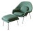 1970 Knoll Womb Chair Green Wool For Sale