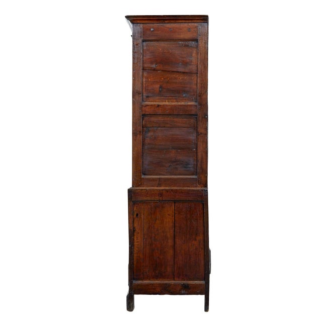 18th Century English Oak House Keepers Cupboard, 1770 For Sale - Image 3 of 9
