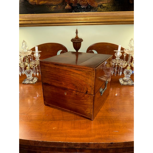 French Mid-19th Century French Cave a Liqueur Tantalus Box Set For Sale - Image 3 of 6