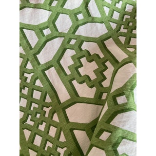 Schumacher Jade Zanzibar Trellis Fabric - 24 Yards For Sale