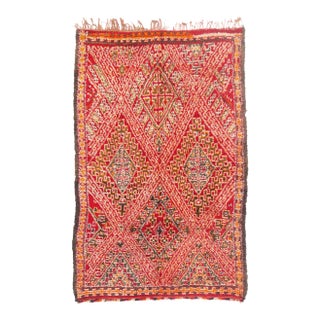 Vintage Beni M'Guild Zayane Moroccan Rug, 06'06 X 09'11 For Sale