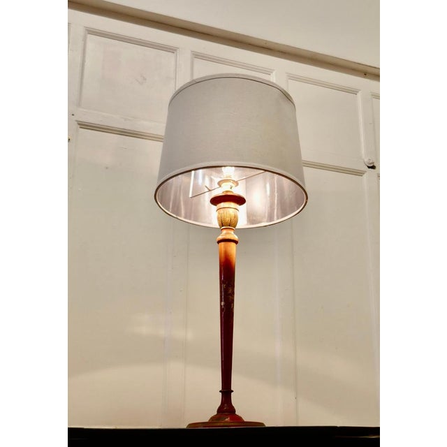 Chinoiserie Lacquer Table Lamp, 1930 For Sale - Image 4 of 10