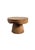 Not Yet Made - Made To Order Reclaimed Solid Teak Wood Round Side Table, Modern Organic For Sale - Image 5 of 6