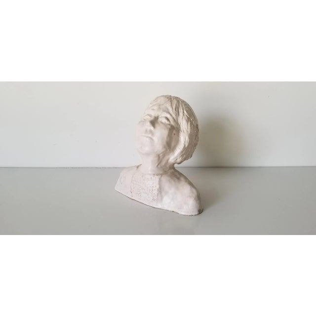 For your consideration we are presenting for sale this fantastic Vintage Hand Sculpted Art Pottery Female Bust Sculpture....