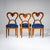 Biedermeier Side Chairs in Walnut, Austria, 1830s, Set of 3 For Sale - Image 4 of 10