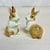 1980s Vintage Hollywood Regency Brown-Eyed Bunny Salt and Pepper Shakers - A Pair, Fitz & Floyd For Sale - Image 13 of 15