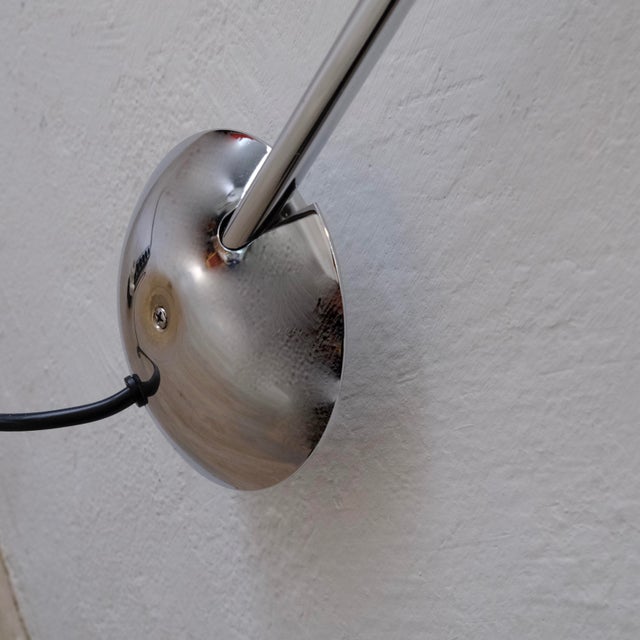 Dedika Egoluce Wall Lamp in Chromed Metal by P. Pepere, 1990 For Sale - Image 18 of 18