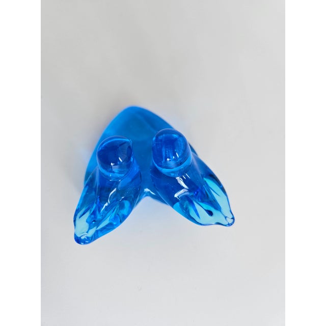 1990s Vintage Bluebird of Happiness Glass Art For Sale In Austin - Image 6 of 11