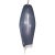 Mid-Century Modern Virtue Pendant Light in Steel Blue For Sale - Image 3 of 3