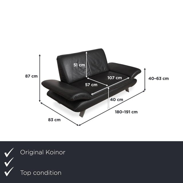 with the Koinor Rossini sofa, you bring a true piece of design craftsmanship into your living room, captivating with its...