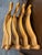 Wood Italian Folding Chairs Beech & Rattan, 1980s, Set of 4 For Sale - Image 7 of 11