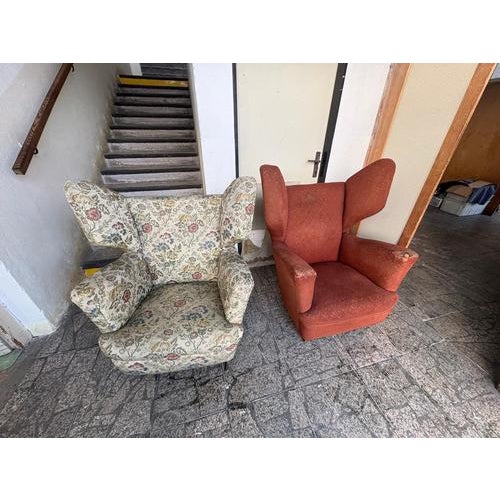 Monumental Art Deco Skandilock Sheepskin Wingback Chairs 1930s, Set of 2 For Sale - Image 13 of 14