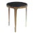 Black Marble Top End Table For Sale