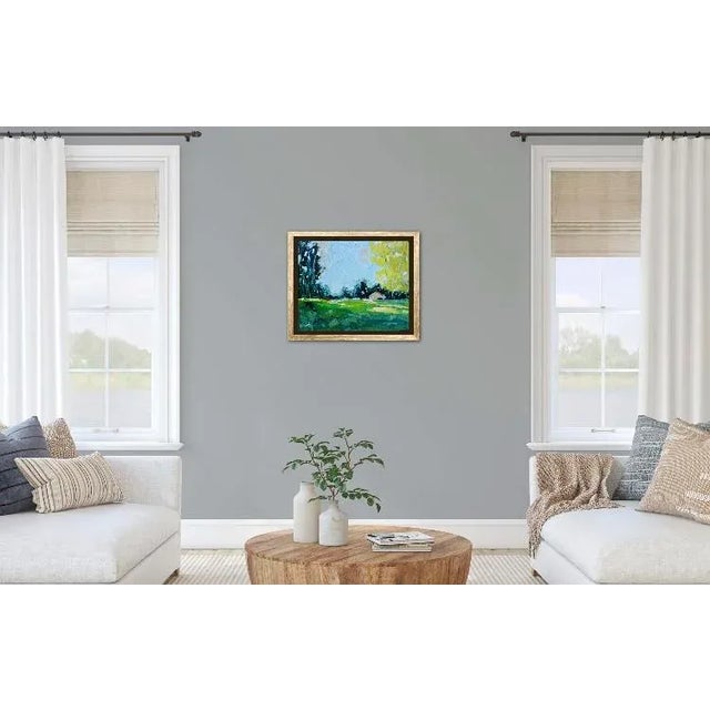 Quiet Places & Summer Light — Contemporary Impressionist Landscape Original oil painting by L. Haas, 16 x 20 in unframed...