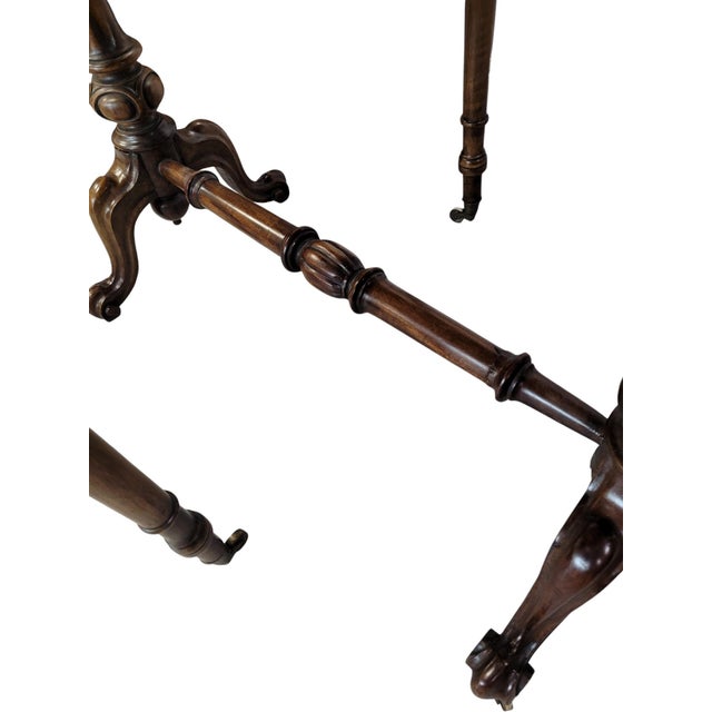 19th Century Victorian Burr Walnut Sutherland Drop-Leaf Table For Sale - Image 11 of 12