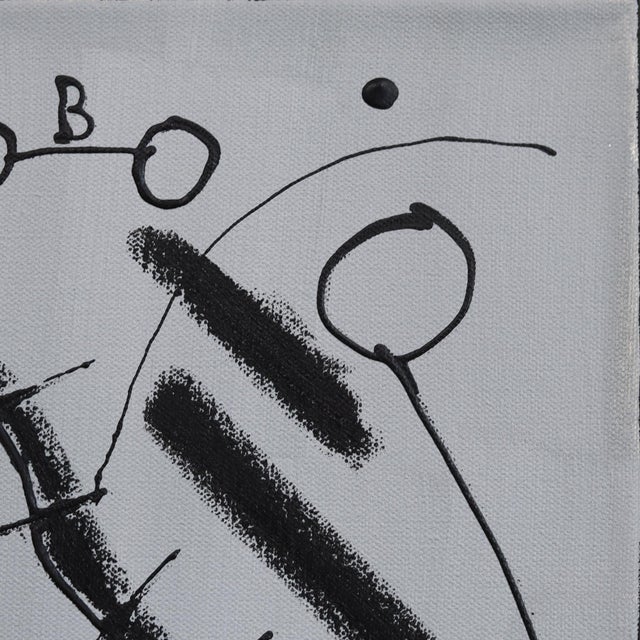The Mechanics of Man - Abstract Figurative Mixed Media Skull Artwork on Canvas by Soren Grau For Sale - Image 4 of 9