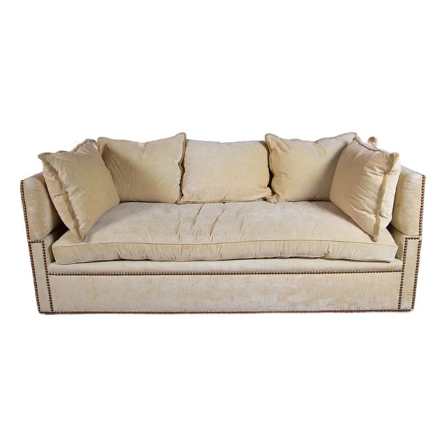 Sale 1990s Designer Vintage Knole Sofa Reduced For Sale