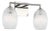 Hable by Visual Comfort Studio Serafina 2-Light Vanity Sconce in Polished Nickel Silver Finish For Sale