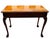 Elegant Chippendale Style Mahogany Writing & Console Table 1920 For Sale - Image 4 of 12