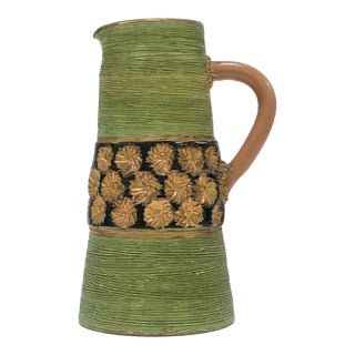 Vintage 1970s Italian Ceramic Pitcher/Mug For Sale