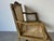 1970s Hollywood Regency French Louis XV Style Carved Wood Cane Fauteuil Armchair For Sale - Image 10 of 12