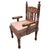 A highly decorative handmade Indian three-piece seating suite, comprising a two-seat settee and a pair of matching...