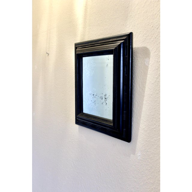 Flemish Baroque Mirror with Original Mercury Glass For Sale - Image 4 of 7