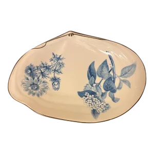 Antique 19th Century Wedgwood Creamware Clam Shell Platter