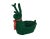 Wood 1960s Small Green Wicker Snail Basket With Ribbon Collar For Sale - Image 7 of 7