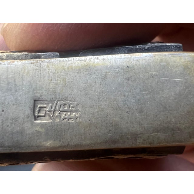 Silver Patinated Silver Chinese Repousse Dragon Perfume Bottle For Sale - Image 8 of 8