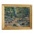 Mid-Century Impressionist Oil Painting of Forest Scene Landscape, Signed Illegibly For Sale