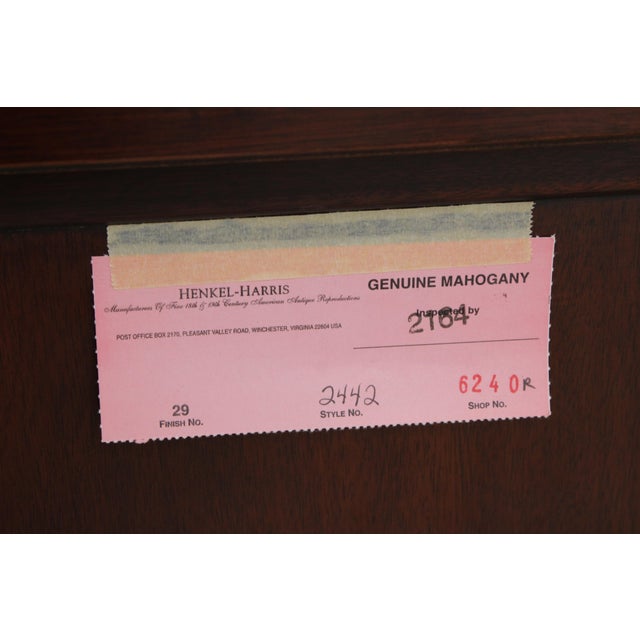 Henkel Harris Model 2442 Chippendale Mahogany Server For Sale - Image 17 of 18