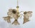 Mid-Century Modern Glass and Brass Hanging Light, Italy, 1960s For Sale - Image 4 of 8