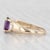Modern 1.66ctw Oval Amethyst Diamond Ring 14k Yellow Gold Size 7.25 For Sale - Image 3 of 7