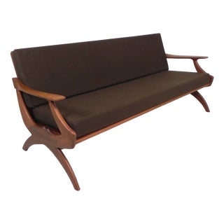 Teak Three-Seater Sofa from De Ster Geldermalsen, Gelderland, 1960s For Sale