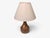 Holbæk Keramik, Table Lamp, Orange Glazed Stoneware, Denmark, 1970s For Sale - Image 4 of 11