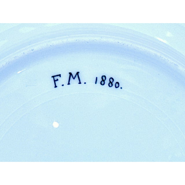 Late 19th Century Limoges Cabinet Plate Collection - Set of 8 For Sale - Image 15 of 16