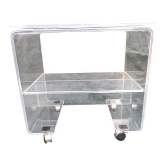 1970’s Vintage Lucite Bar Cart For Sale