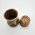 Brown Mid 20th Century Studio Pottery Corked Pot (Tall) For Sale - Image 8 of 12