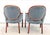 1970s Set of 7 Ward Bennett for Brickel Associates Ash Dining Chairs, 3 Designs For Sale In Los Angeles - Image 6 of 11