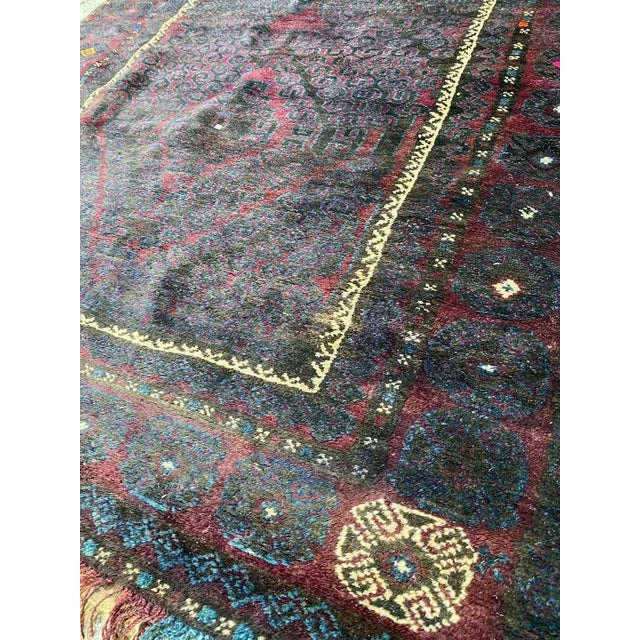 Afghan Grey Baluch Rug For Sale - Image 15 of 18