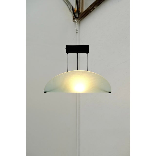 Tortuga Pendant in Metal and Glass from Philips, 1980s For Sale - Image 9 of 9