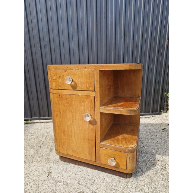 Art Deco Walnut Burl Cabinet, 1930s For Sale - Image 12 of 17