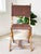 Folding Country Chair, Faux Bamboo, Brown Canvas, Stamped "Registered Design," 20th Century Antique folding chair,...