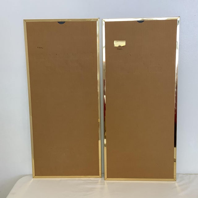 1970s Engraved Art Nouveau Style Mechanical Mirror Works Floral