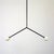 Y Pendant Small, Black, 47in H, 3 Inch Glass Globes, by Research.Lighting, Modern, Minimal Hanging Light For Sale - Image 11 of 11