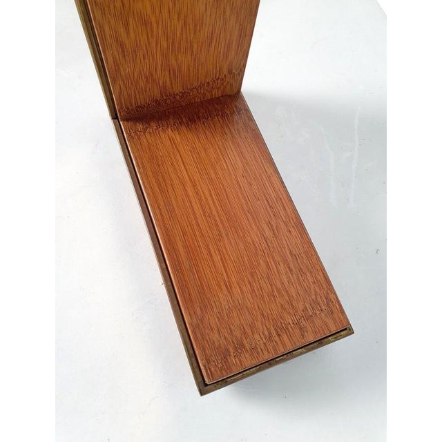 Postmodern Table Lamp in Brass and Bamboo from Liwans, Italy, 1970s For Sale - Image 4 of 12
